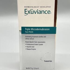 Exuviance Triple Microdermabrasion Face Polish Exfoliating Treatment - 2.6oz